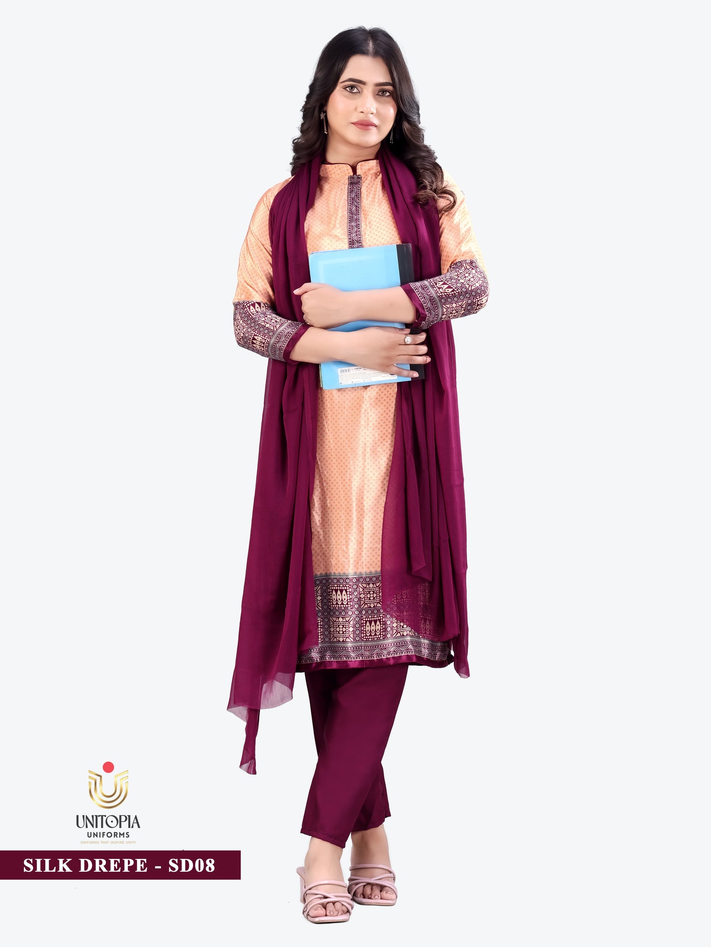 SILK DREPE / UNIFORM SAREES & SUIT (SD07,SD08)