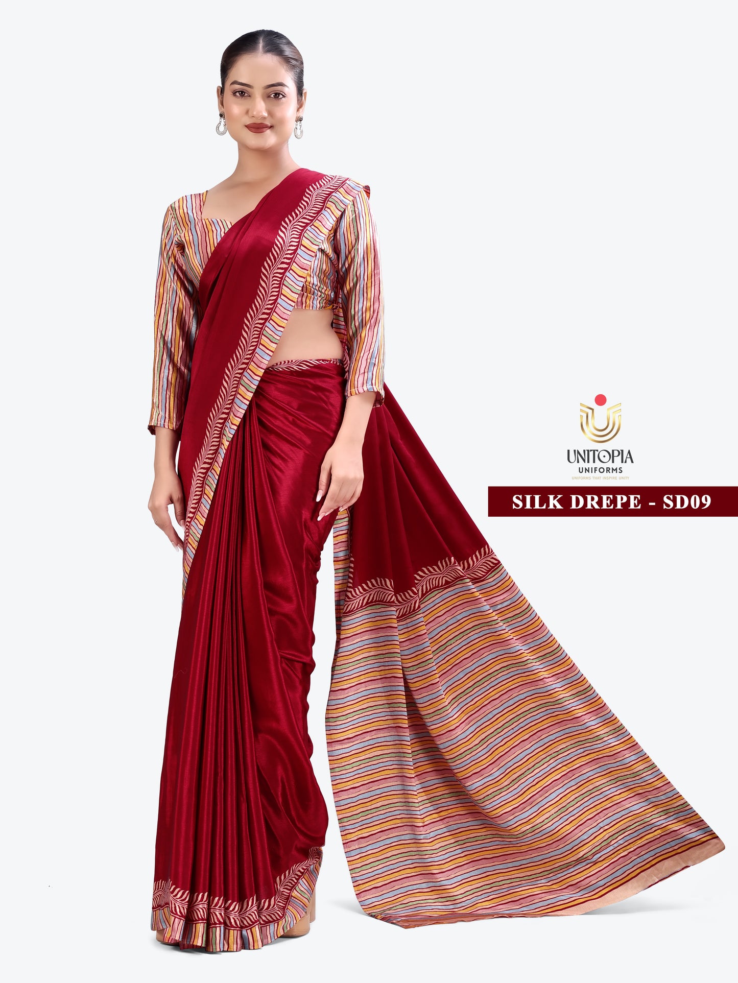 SILK DREPE / UNIFORM SAREES & SUIT (SD09,SD10)