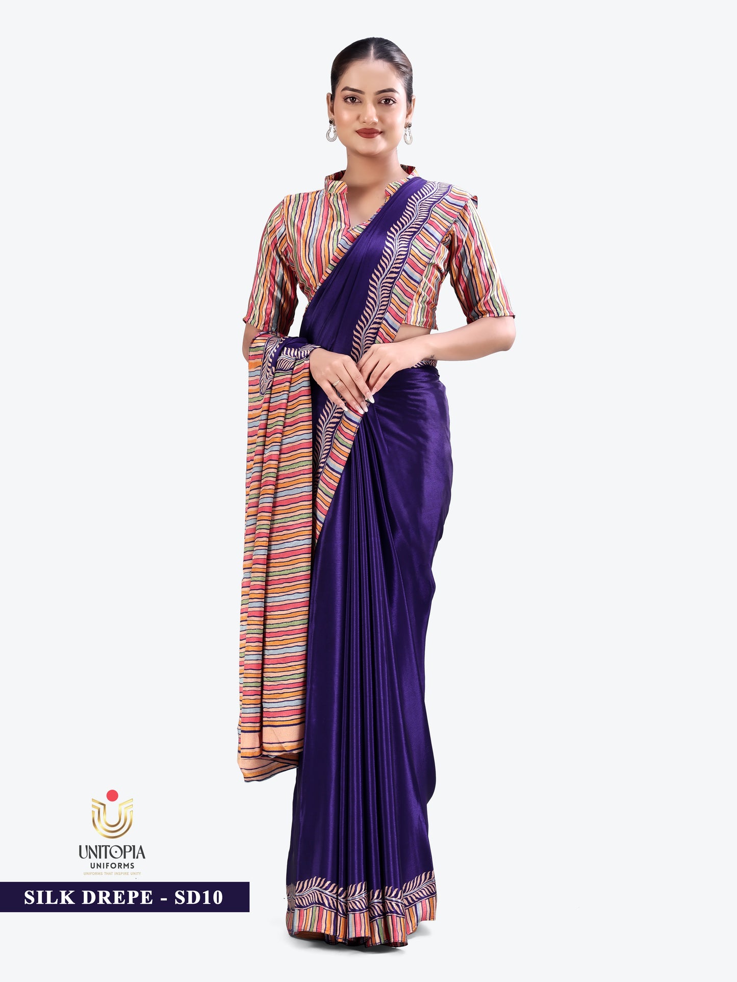 SILK DREPE / UNIFORM SAREES & SUIT (SD09,SD10)