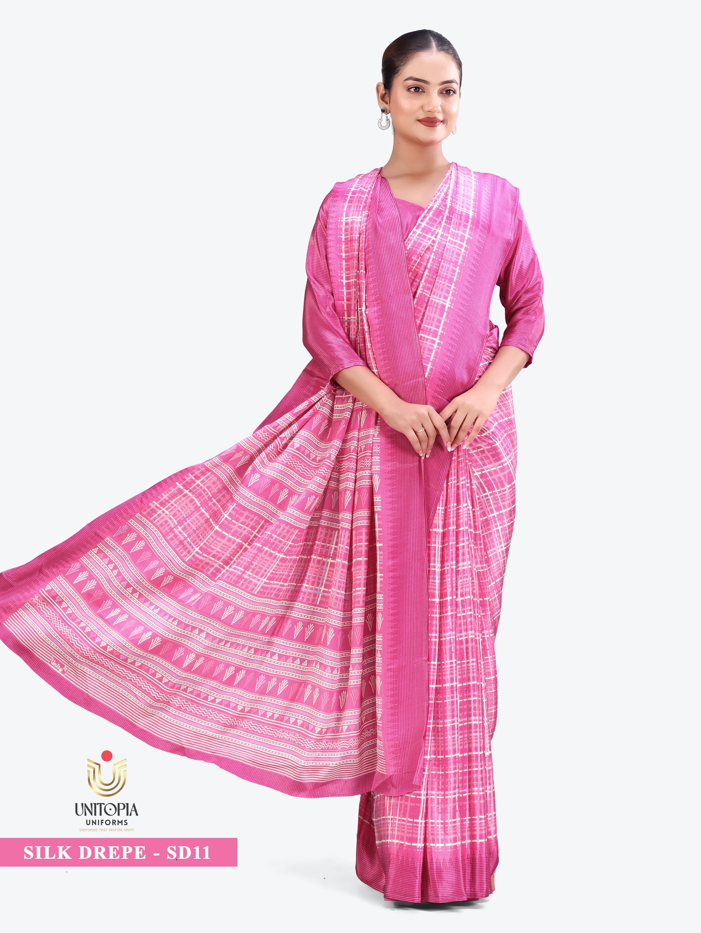 SILK DREPE / UNIFORM SAREES & SUIT (SD11,SD12)
