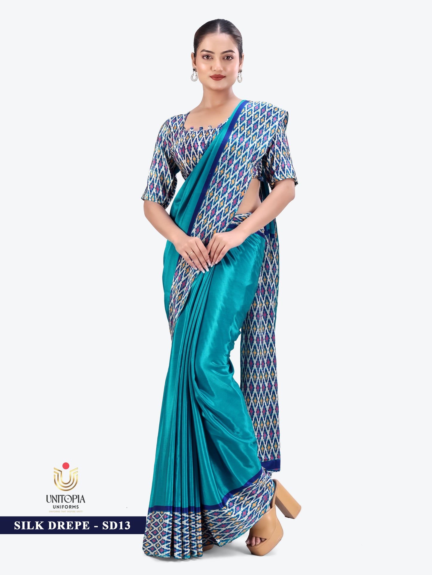 SILK DREPE / UNIFORM SAREES & SUIT (SD13,SD14)