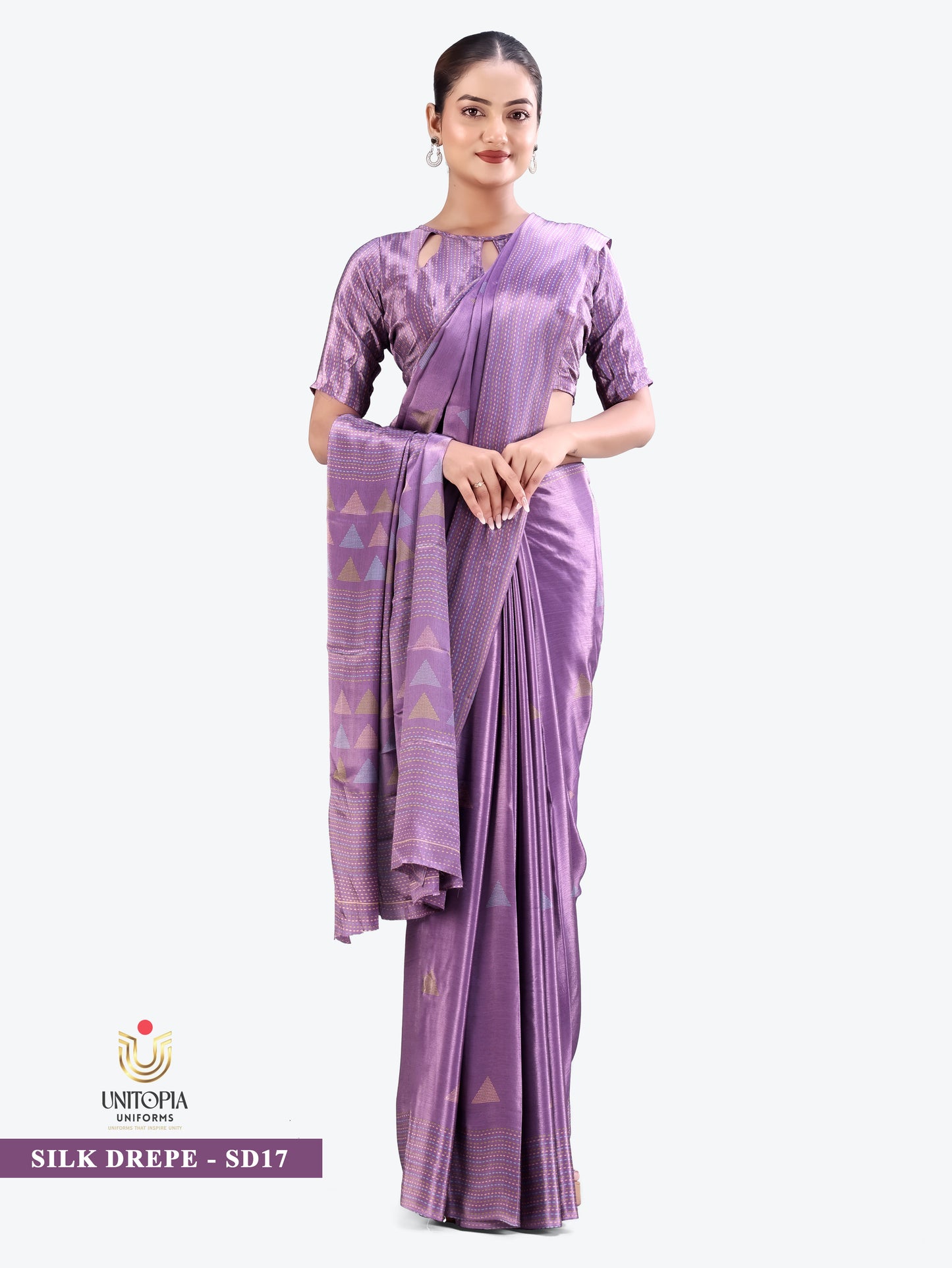 SILK DREPE / UNIFORM SAREES & SUIT (SD17,SD18)