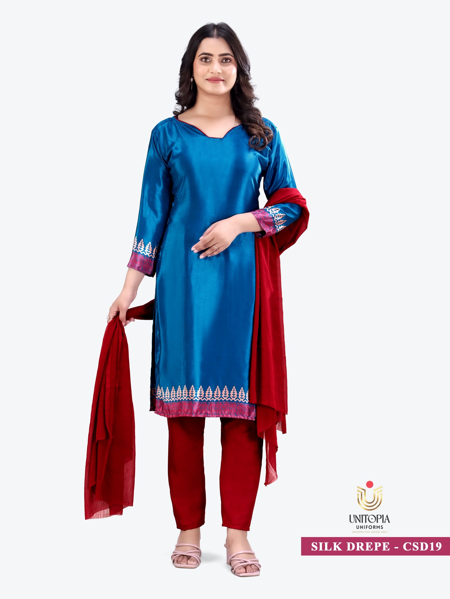 SILK DREPE / UNIFORM SAREES & SUIT (SD19,20)