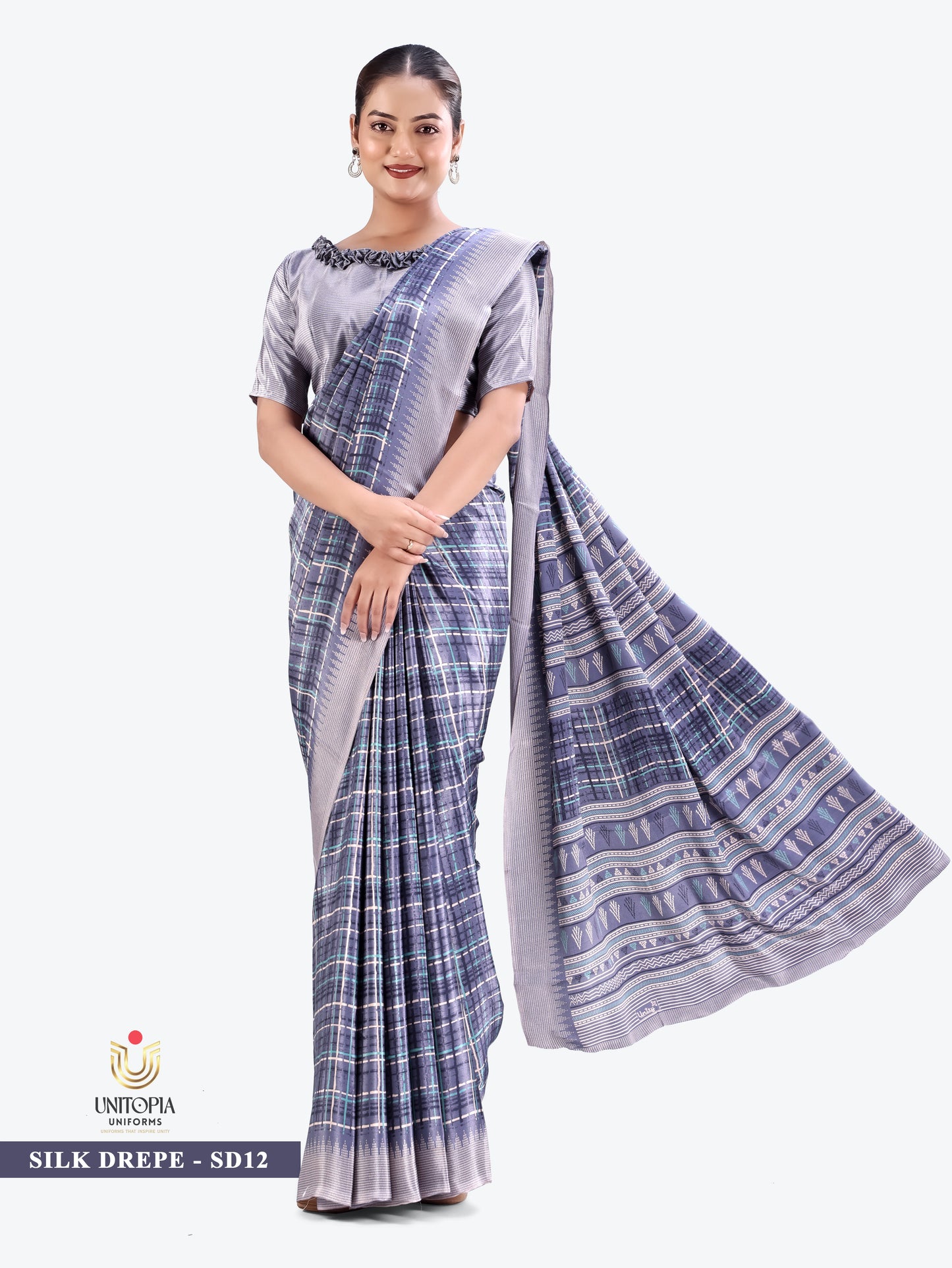 SILK DREPE / UNIFORM SAREES & SUIT (SD11,SD12)
