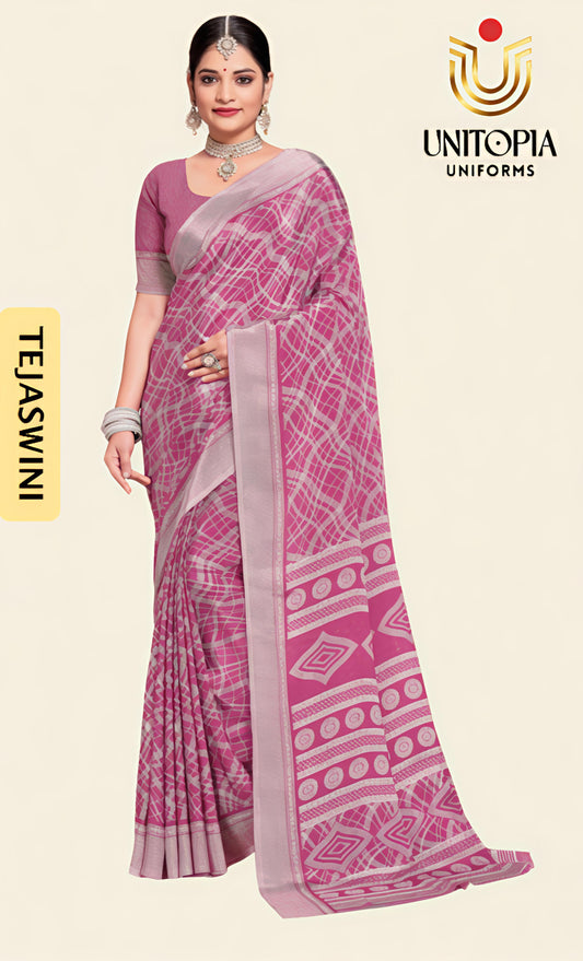 TEJASWINI/ UNIFORM SAREE (TEJ1440)