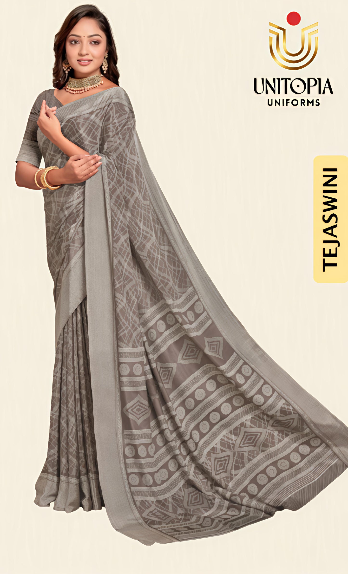 TEJASWINI/ UNIFORM SAREE (TEJ1440)