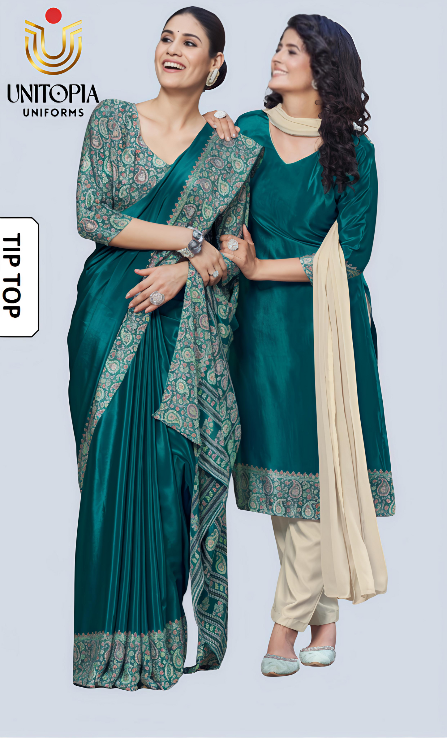 TIP TOP  / UNIFORM SAREE (TT3355)