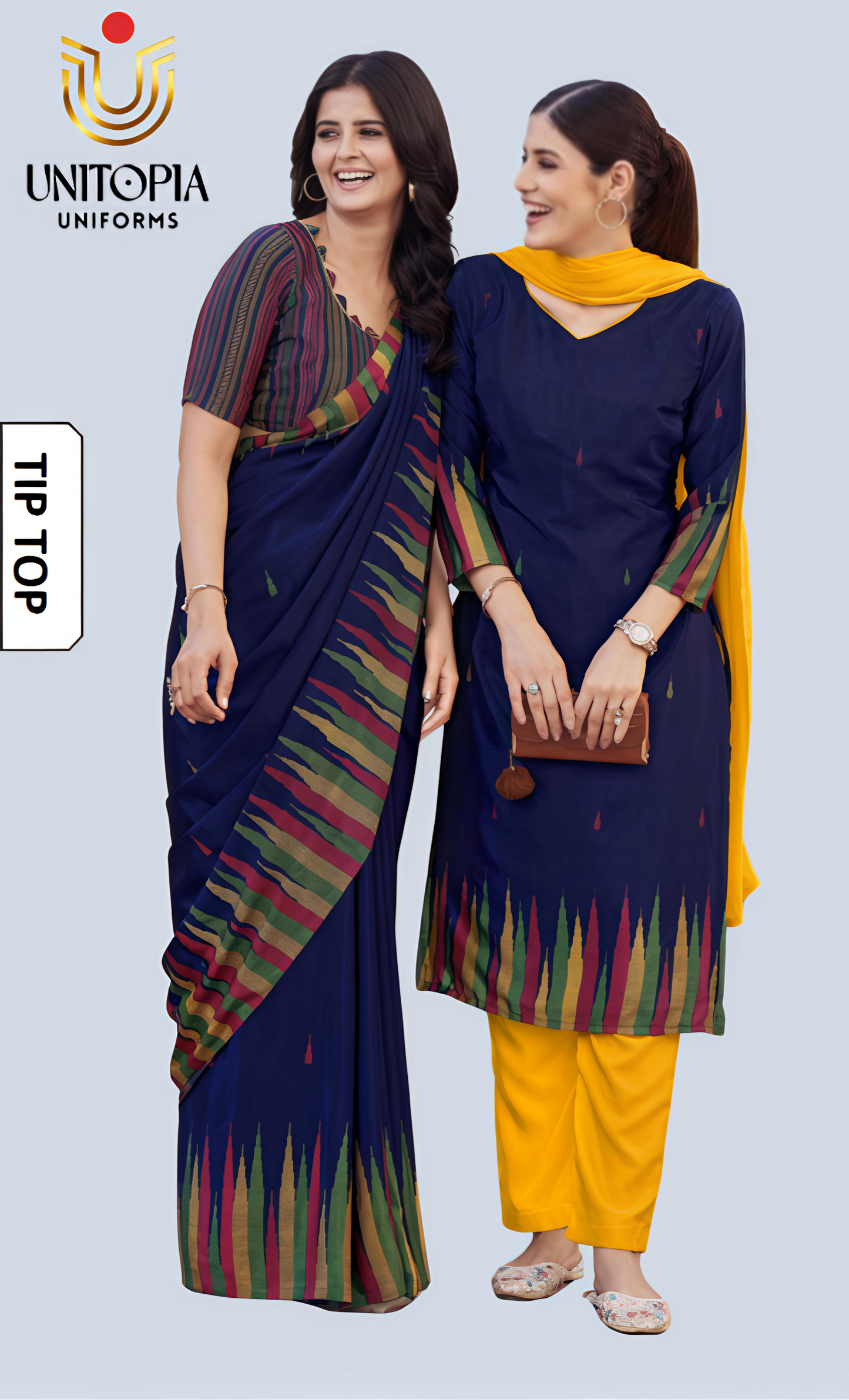 TIP TOP / UNIFORM SAREE   (TT3357)