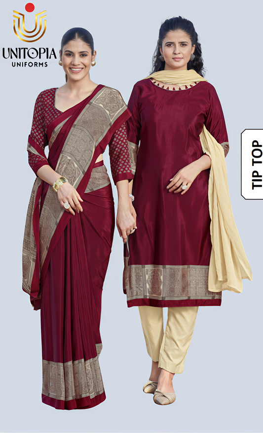 TIP TOP / UNIFORM SAREE  (TT3359)