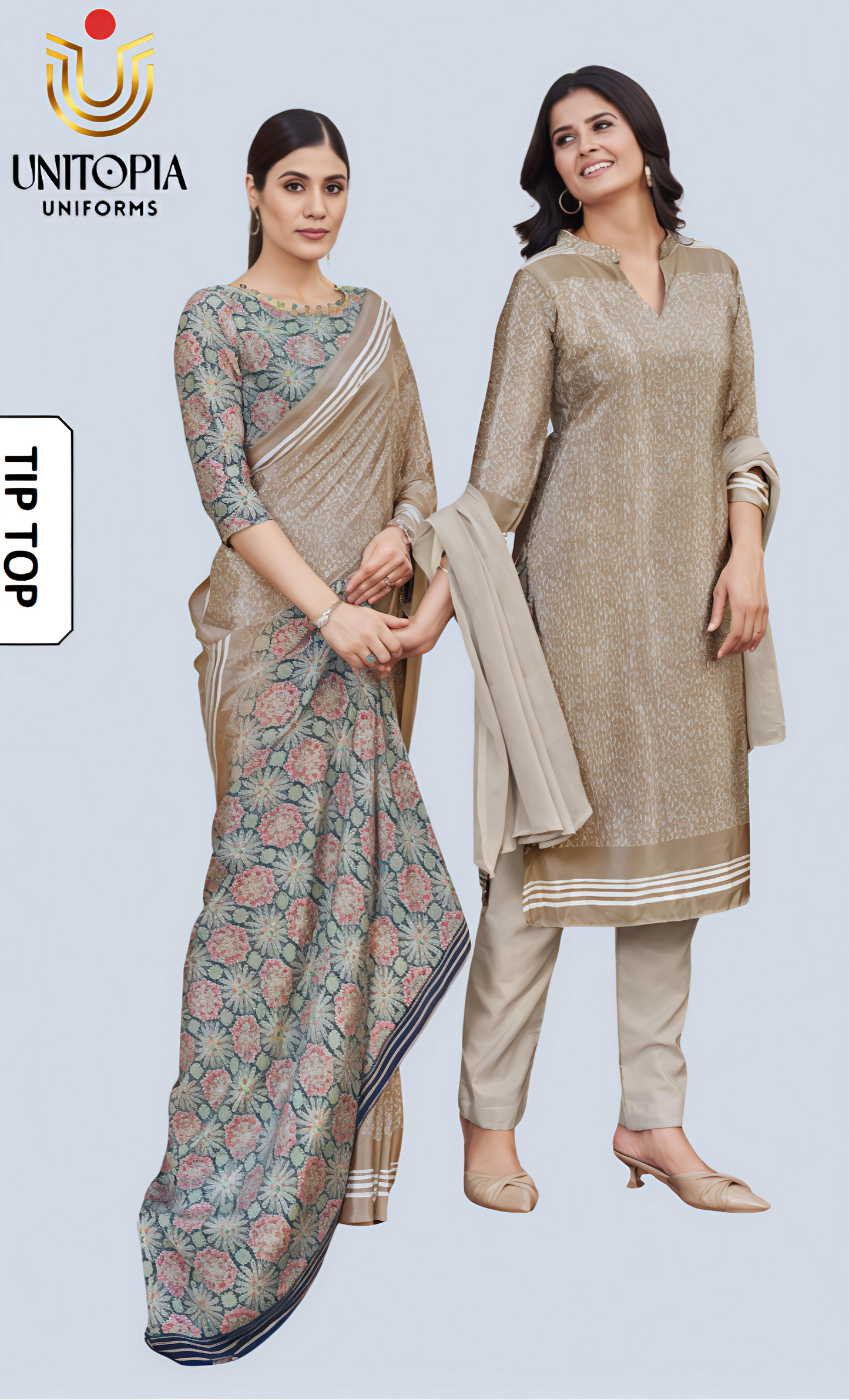 TIP TOP / UNIFORM SAREE  (TT3363)