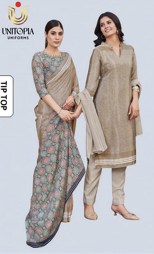 TIP TOP / UNIFORM SAREE  (TT3363)