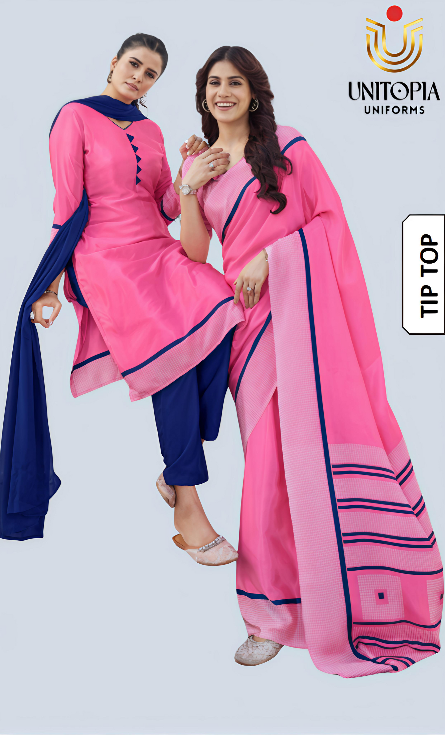 TIP TOP / UNIFORM SAREE  (TT3365)