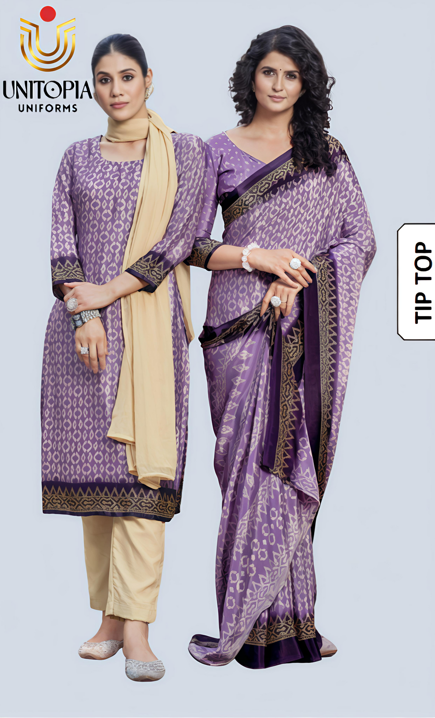 TIP TOP / UNIFORM SAREE  (TT3371)