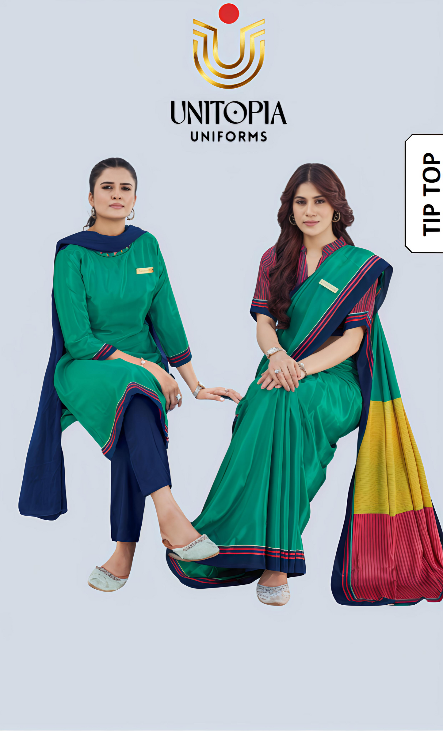 TIP TOP / UNIFORM SAREE  (TT3374)