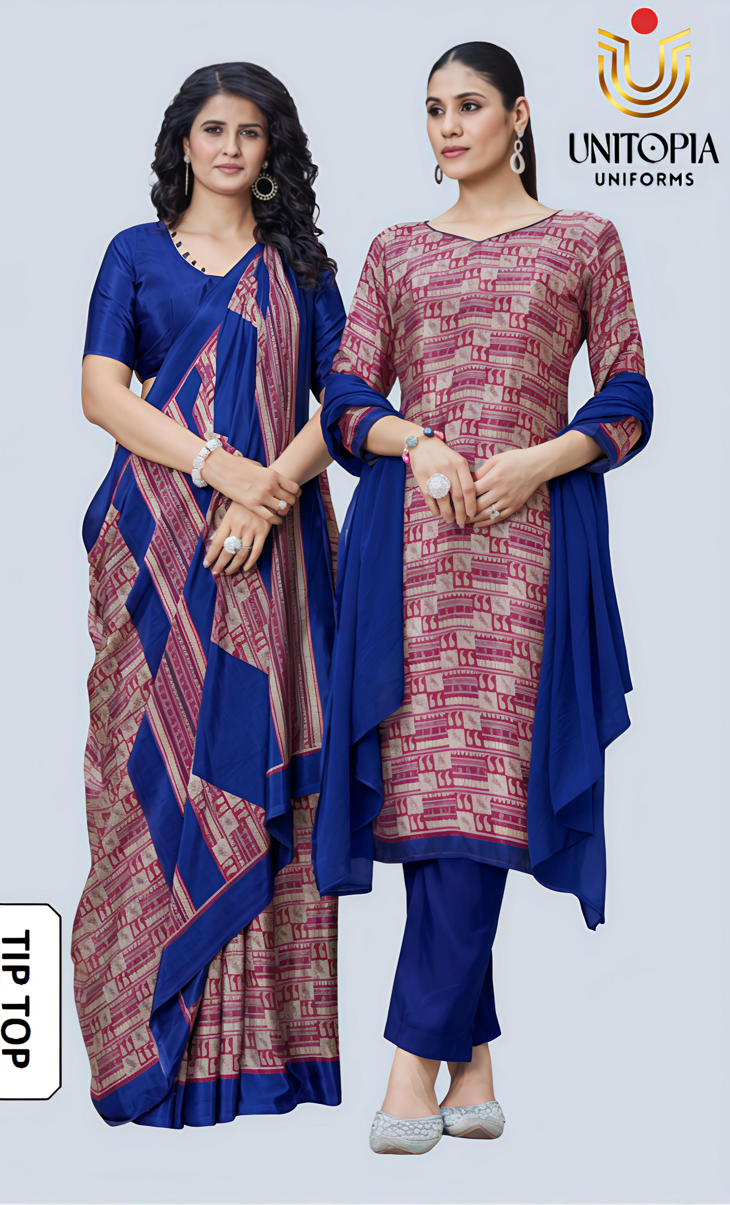 TIP TOP / UNIFORM SAREE  (TT3375)