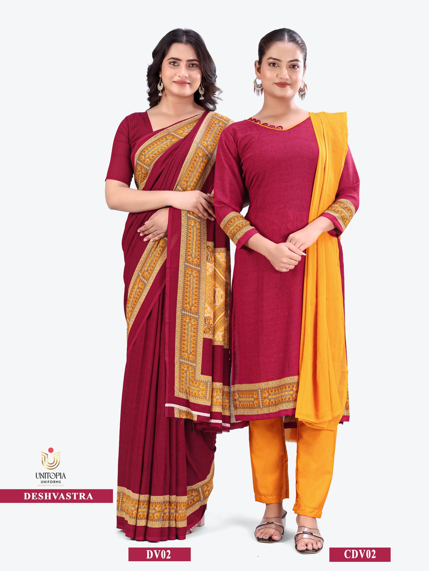 DESHVASTRA / UNIFORMS SAREES & SUIT (DV01 - DV02 - DV03)