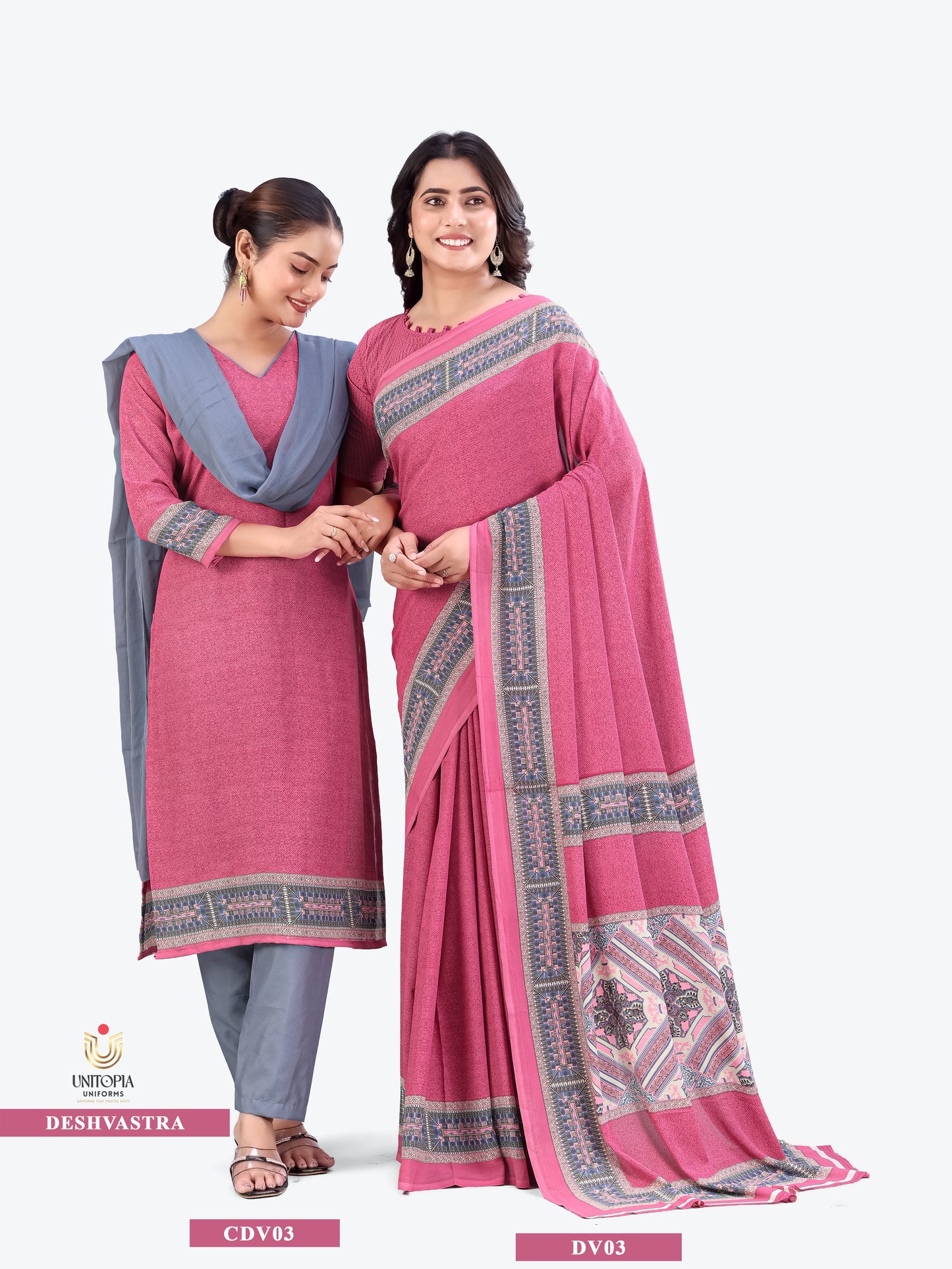 DESHVASTRA / UNIFORMS SAREES & SUIT (DV01 - DV02 - DV03)
