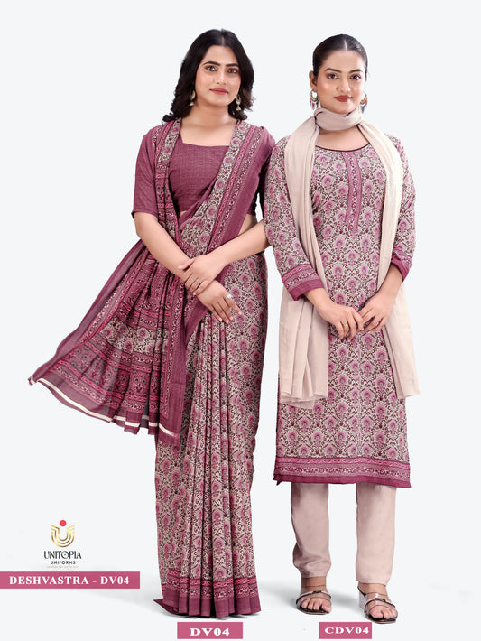 DESHVASTRA / UNIFORMS SAREES & SUIT (DV04)