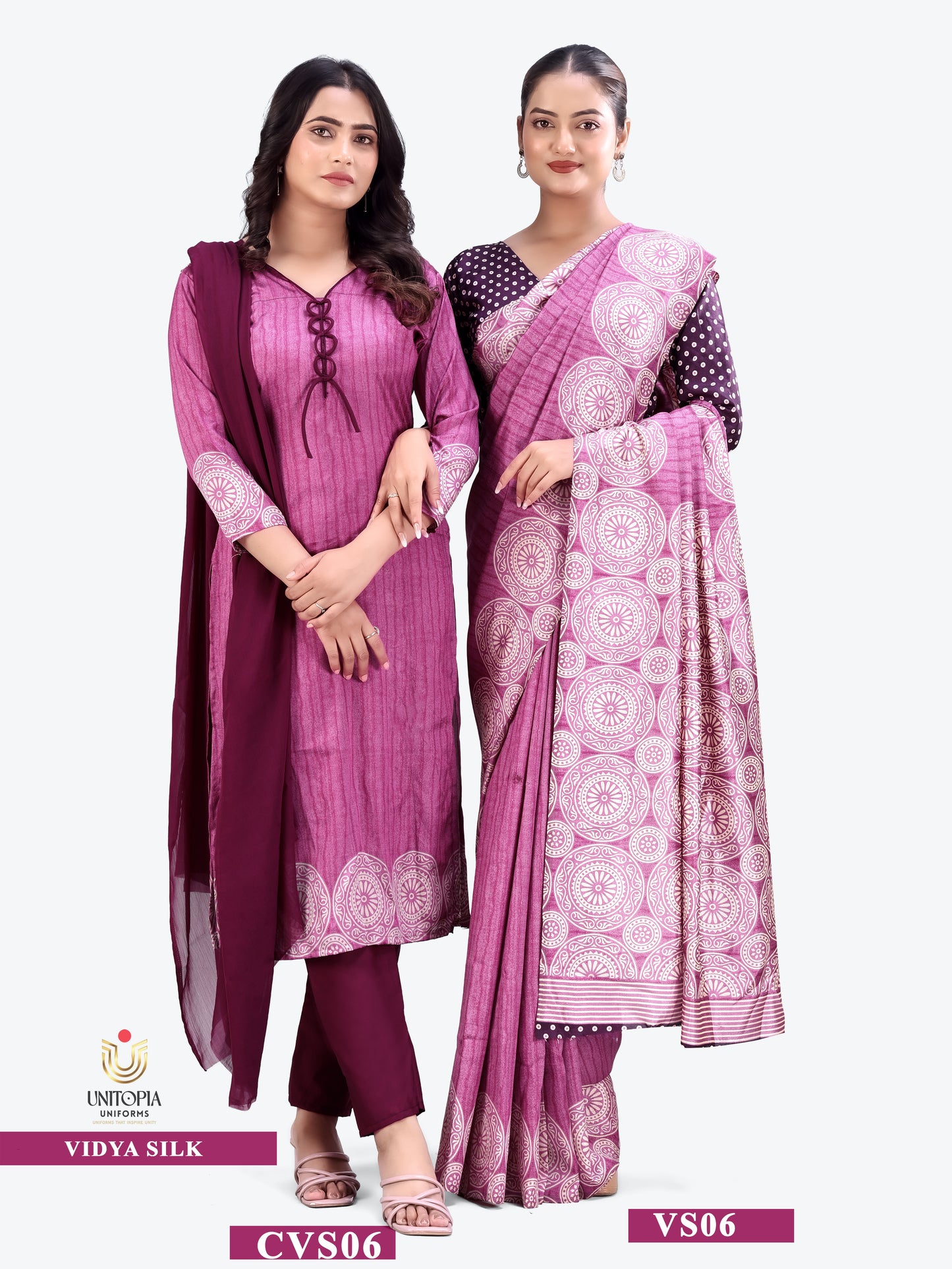 VIDYA SILK / UNIFORMS SAREES & SUIT (VS05 - VS06)