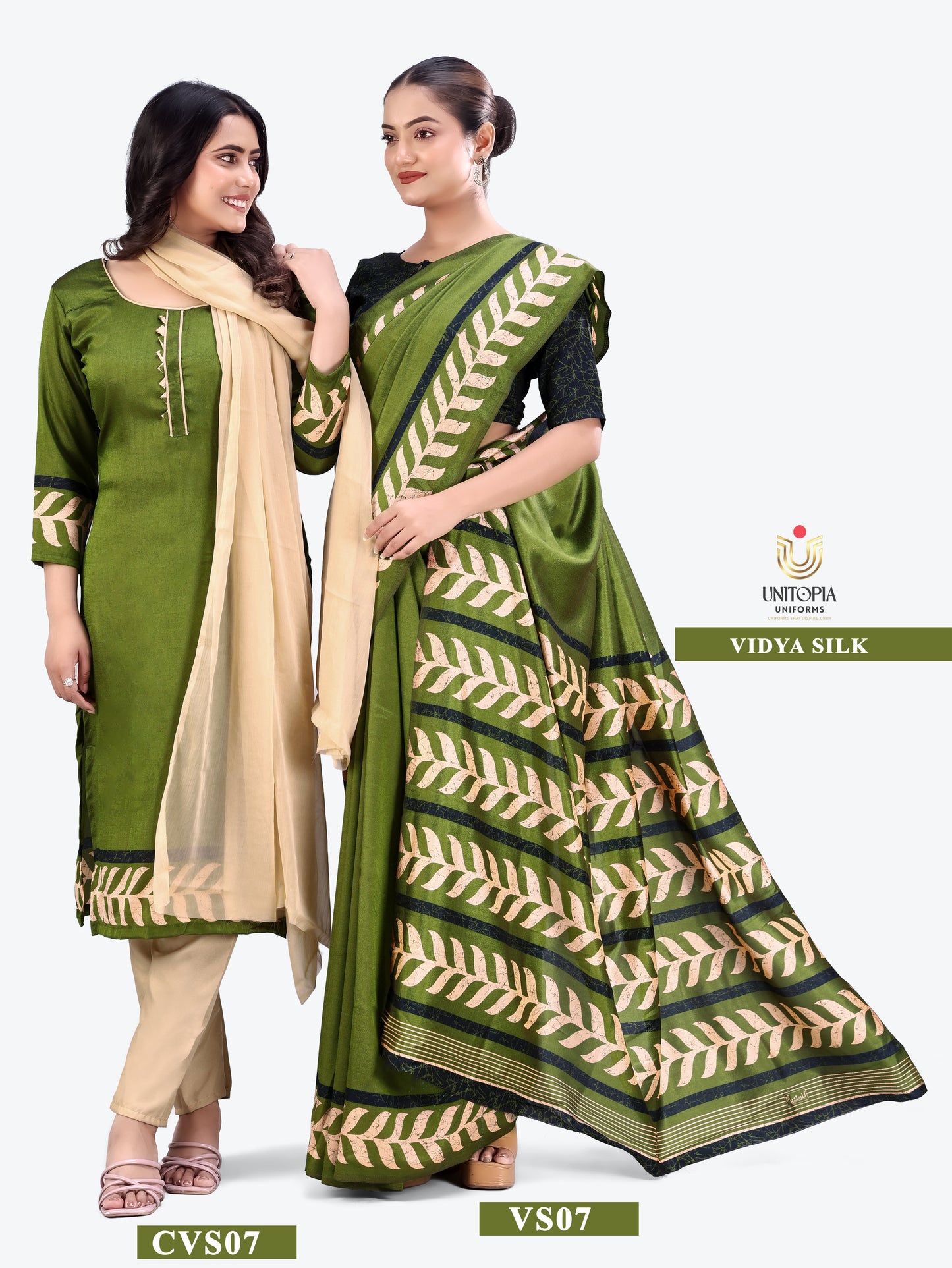VIDYA SILK / UNIFORMS SAREES & SUIT (VS07 - VS08)