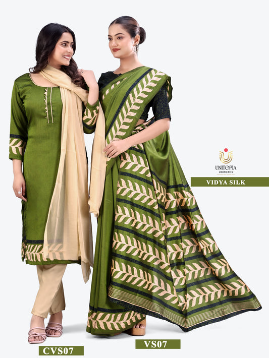 VIDYA SILK / UNIFORMS SAREES & SUIT (VS07 - VS08)