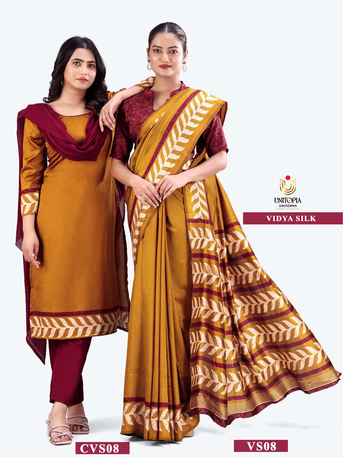 VIDYA SILK / UNIFORMS SAREES & SUIT (VS07 - VS08)