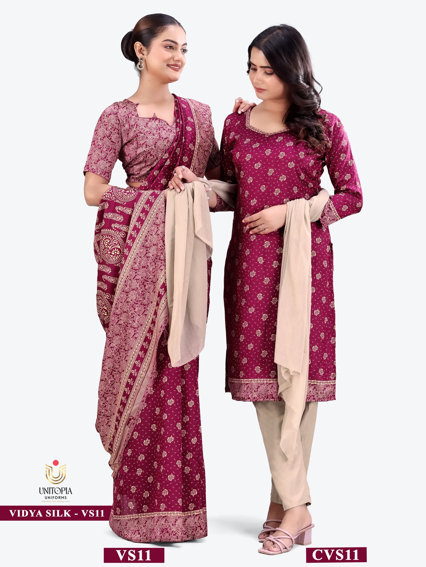 VIDYA SILK / UNIFORMS SAREES & SUIT (VS11)