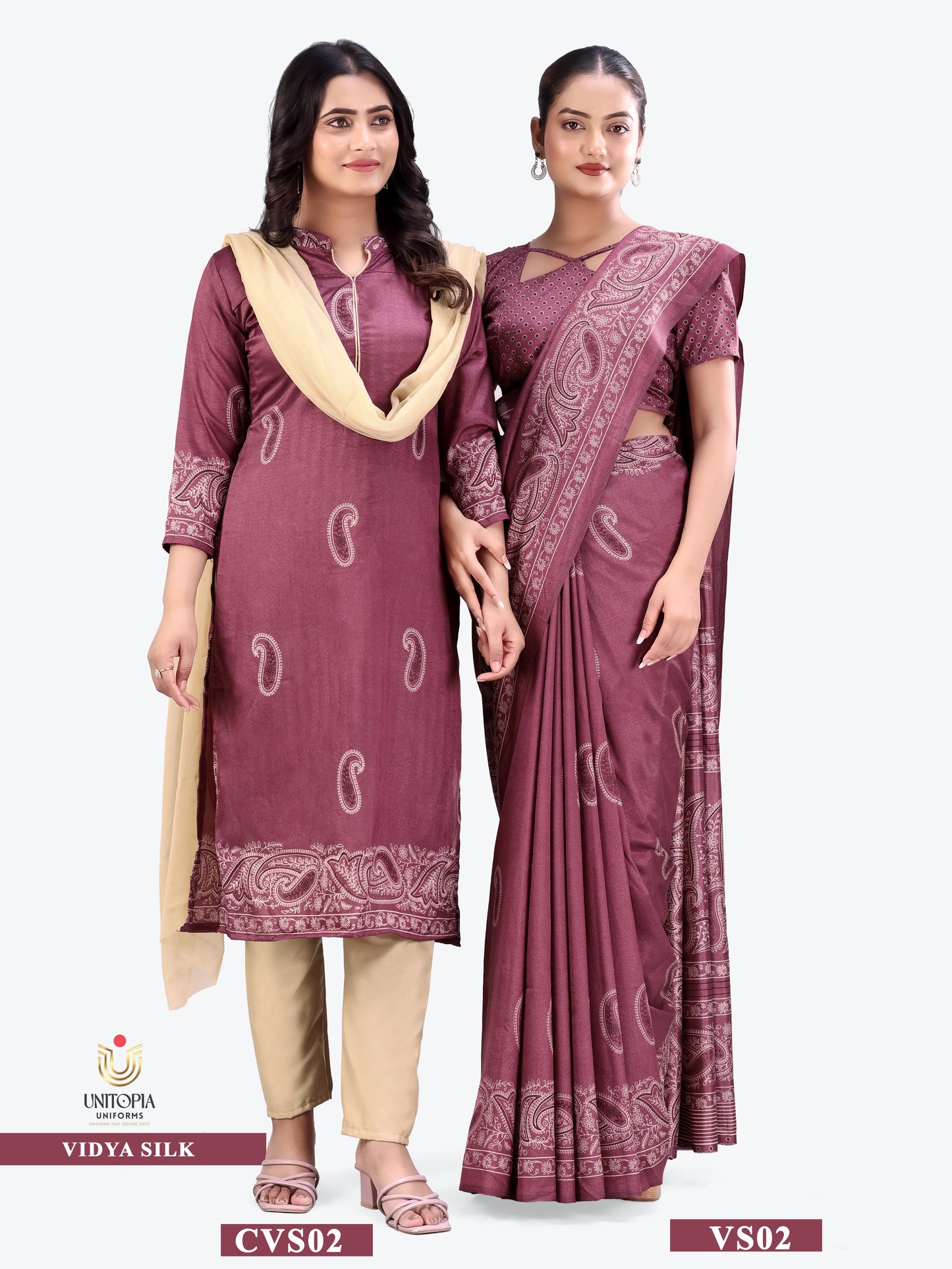 VIDYA SILK / UNIFORMS SAREES & SUIT (VS01 - VS02)