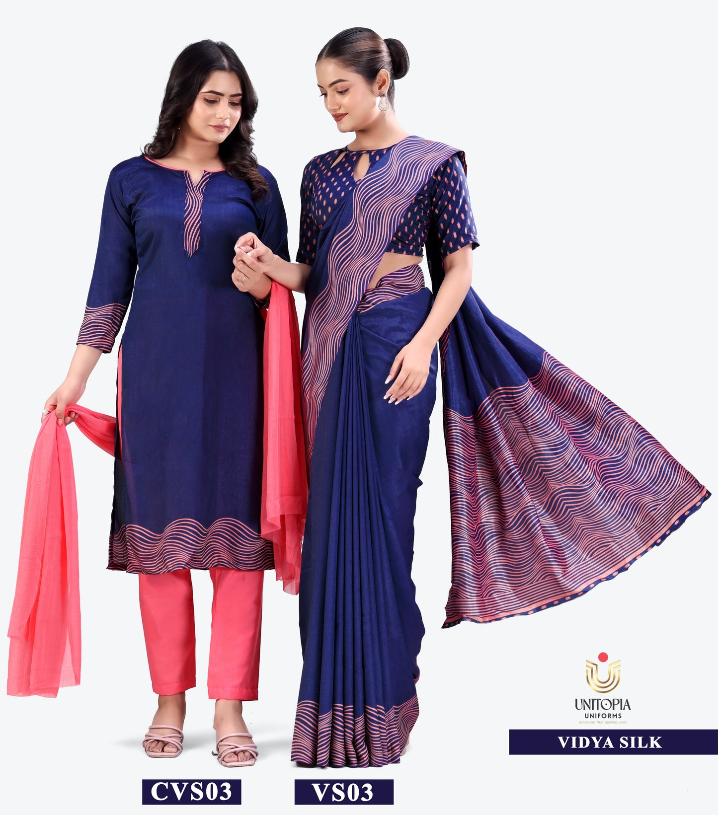 VIDYA SILK / UNIFORMS SAREES & SUIT (VS03 - VS04)